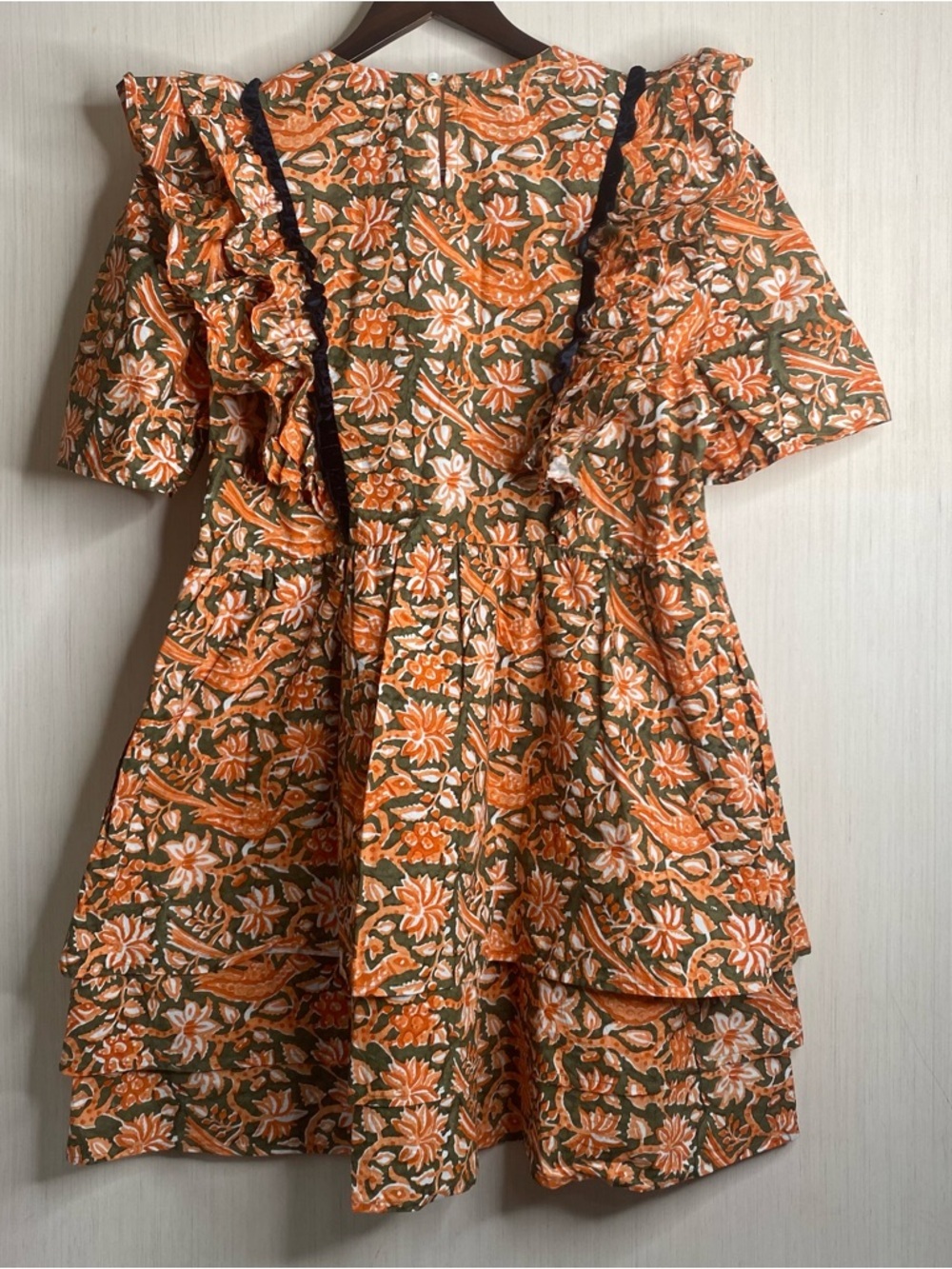 NWT Sohana Women’s Short Sleeve Floral Ruffle Tiered Mini Kelli Dress Pockets XL - Picture 2 of 12